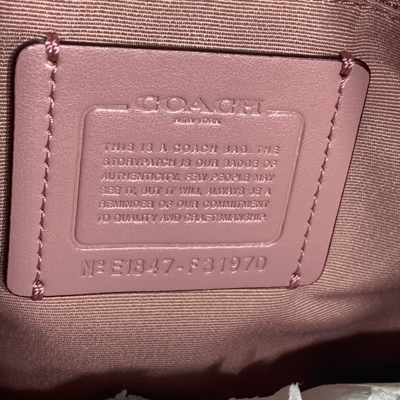 COACH F31970 SILVER/DUSTY-ROSE WOMENS - Picture 15 of 15